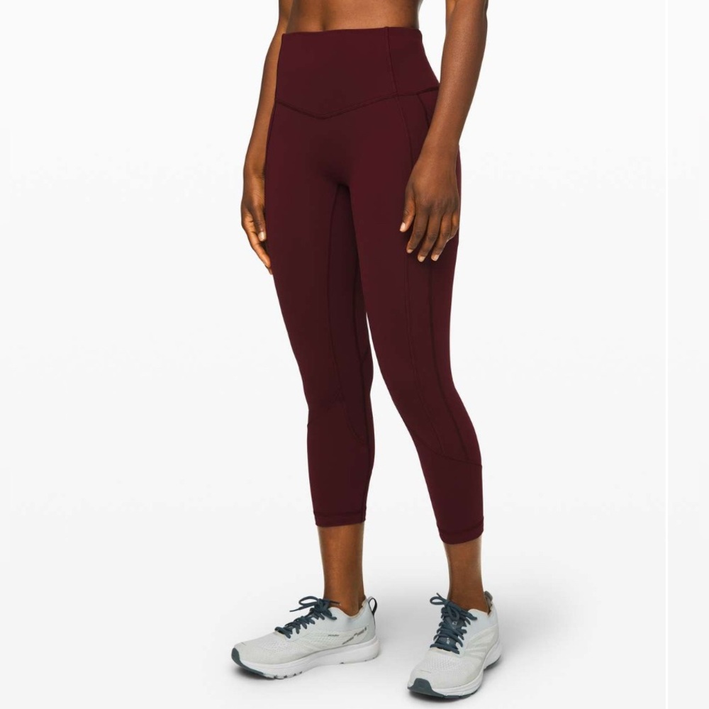 Lululemon All The Right Places Crop II *23" Garnet 6
